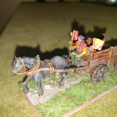 Picture of print of The Gold Wagon - Highlands Miniatures