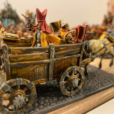 Picture of print of The Gold Wagon - Highlands Miniatures