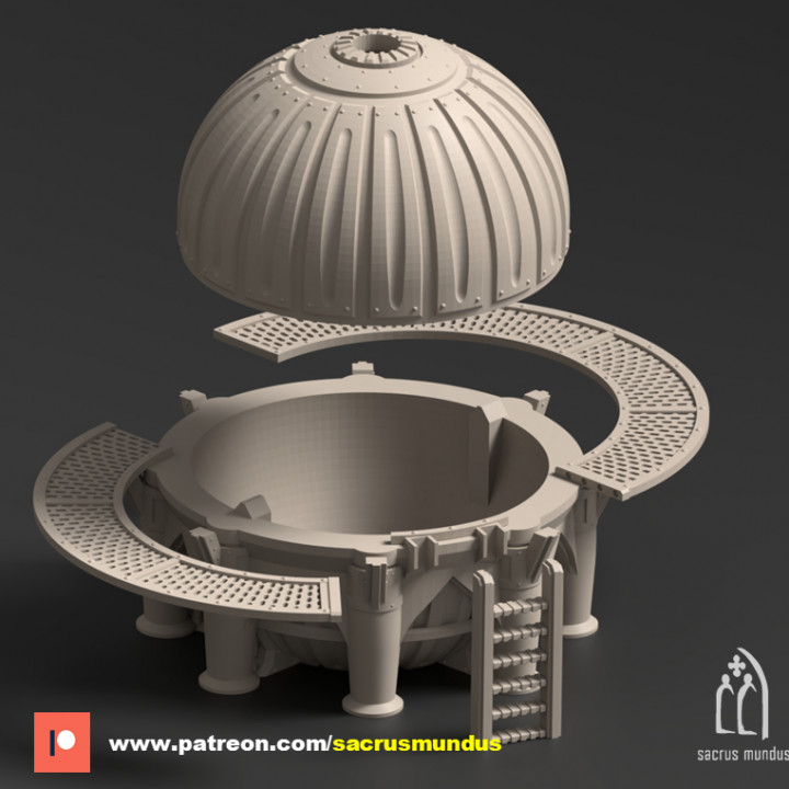 The Wasteland of Hatrass. 3D Printing Designs Bundle. Futuristic / Arabic / Desert / Scifi Buildings. Terrain and Scenery for Wargames image
