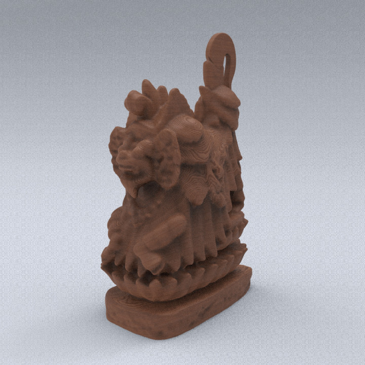 Woodcarving Lion（generated by revopoint POP） image