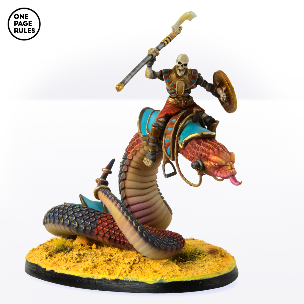 3D Print of Snake Riders - Mummified Undead by onepagerules