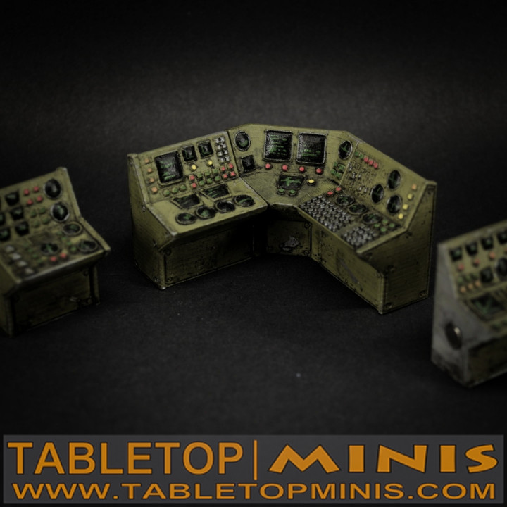 Retro Sci Fi Control Terminals image