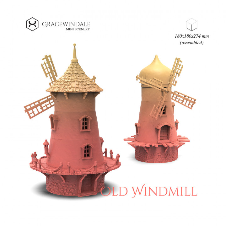 Old Windmill image