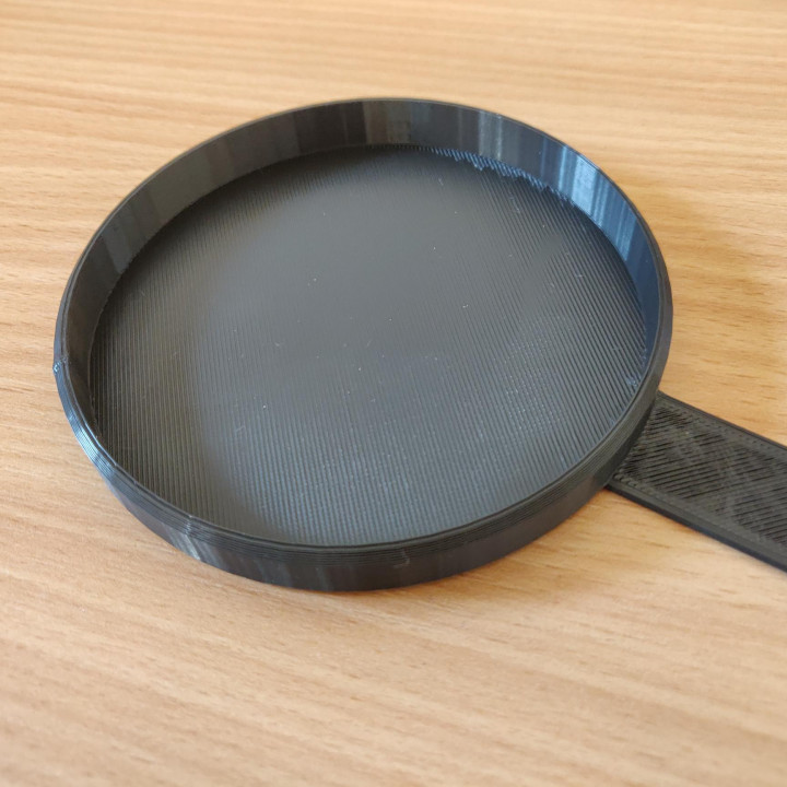 Circular dust cover (magnifying glass desk lamp cover) image