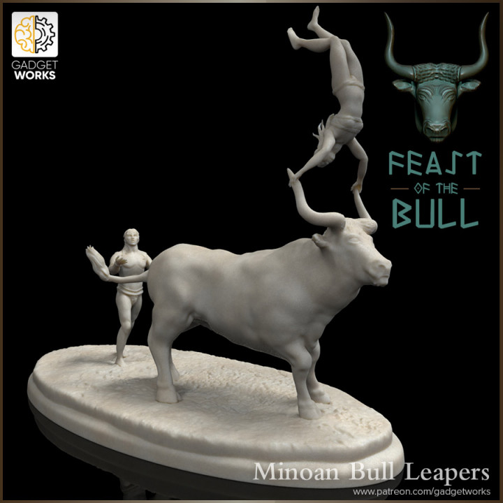 Minoan Bull Dancers image