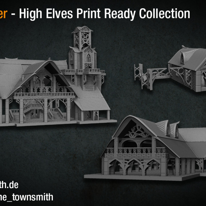 High Elves Print Ready Collection image
