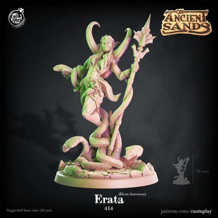 Erata (Elven Sorceress) (Pre-Supported) image