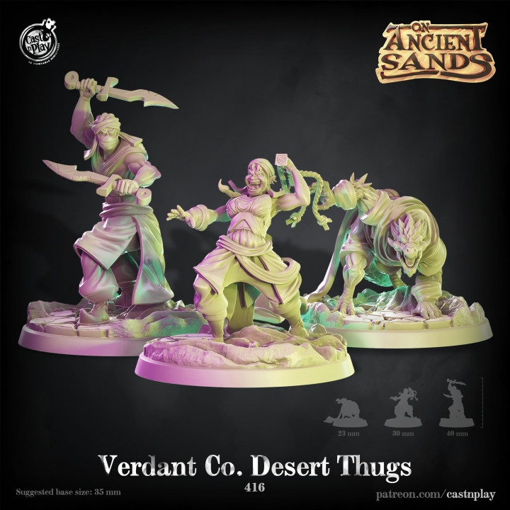 Verdant Co. Desert Thugs (Pre-Supported) image