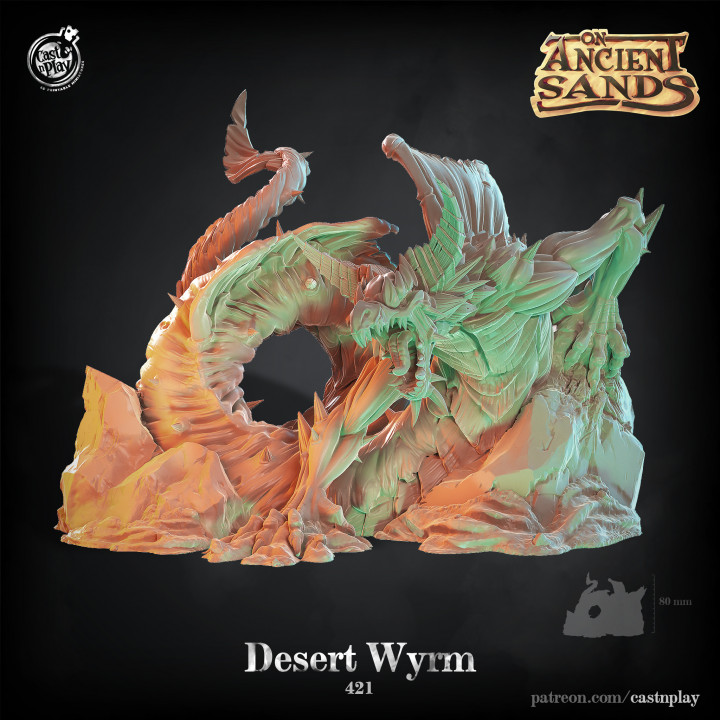 Desert Wyrm (Pre-Supported) image