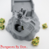 Sunken Pirate Ship Dice Tower - SUPPORT FREE! print image