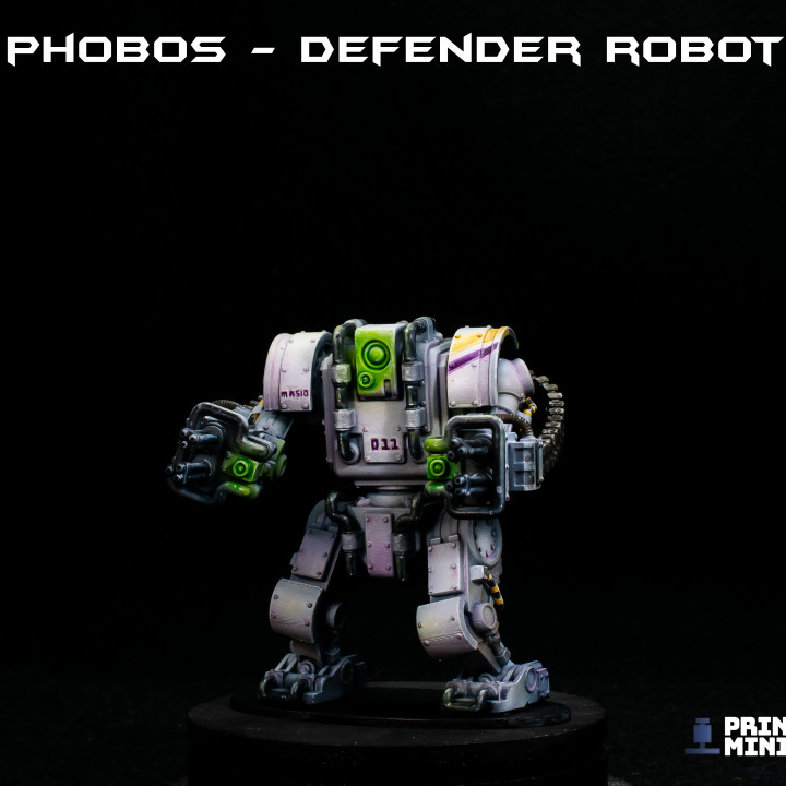 Defender Class Robots x3 (modular) - Automata Collection image