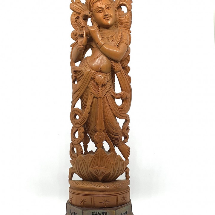 Krishna Playing the Flute image