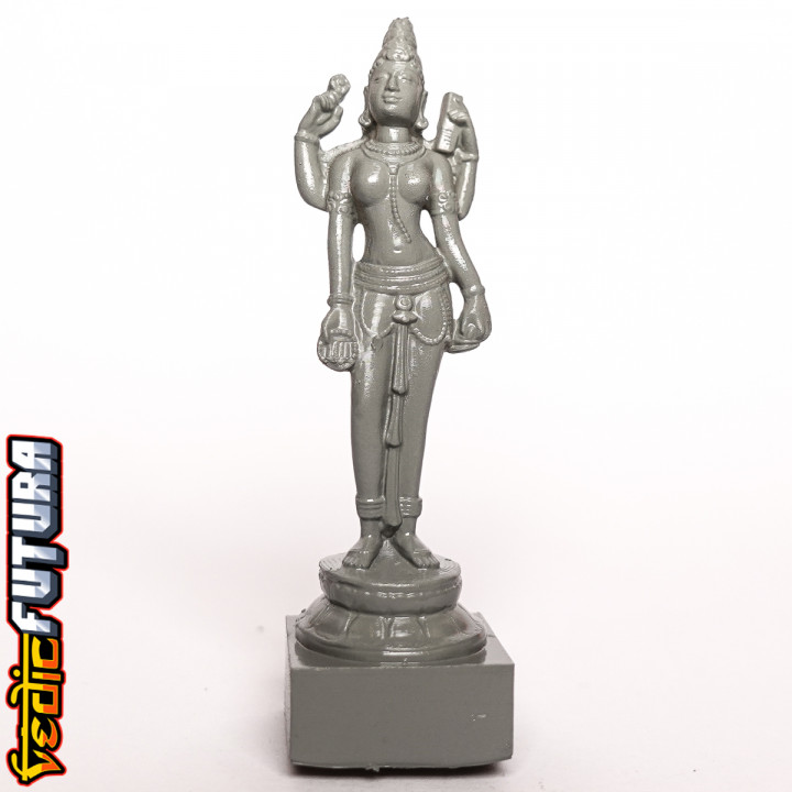 Devi holding a Water Pot & Book image