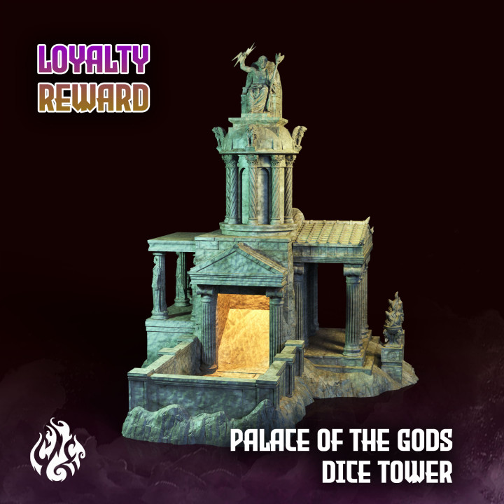 Palace of the Gods Dice Tower - September Loyalty Reward image