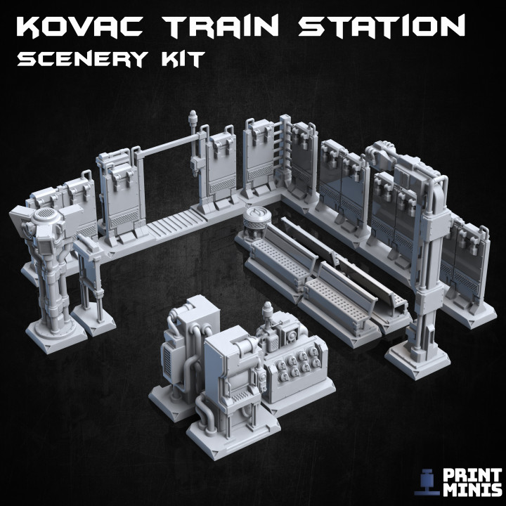 Kovac Station Urban Scenery Pack - Automata Collection image