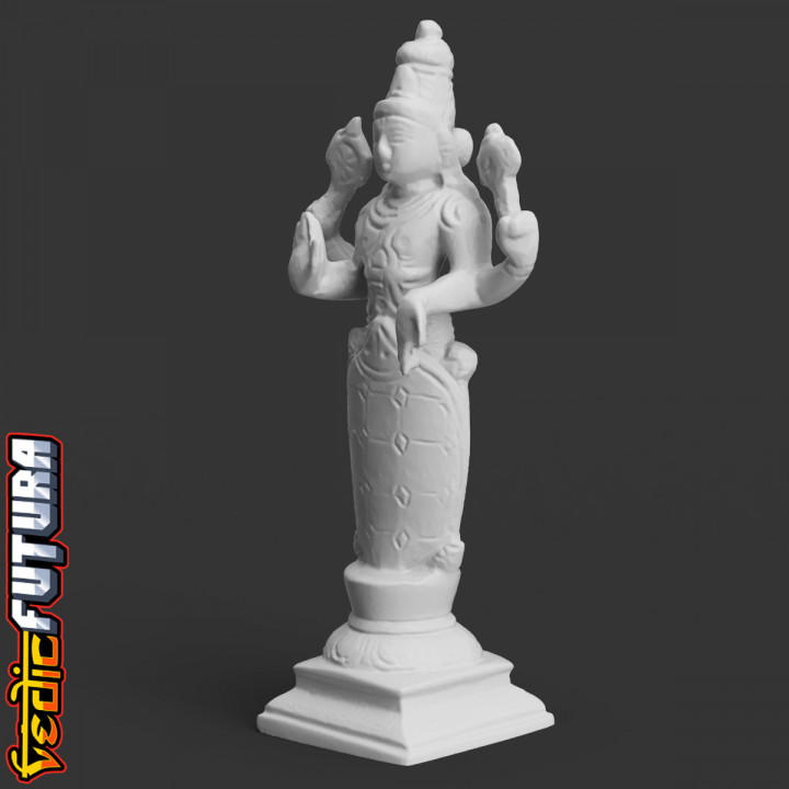 3D Printable Second Avatar of Vishnu - Kurma (The Tortoise) by VedicFutura