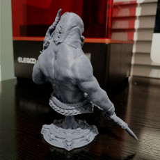 Picture of print of Necrowarrior Bust Presupported