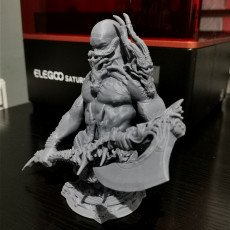 Picture of print of Necrowarrior Bust Presupported