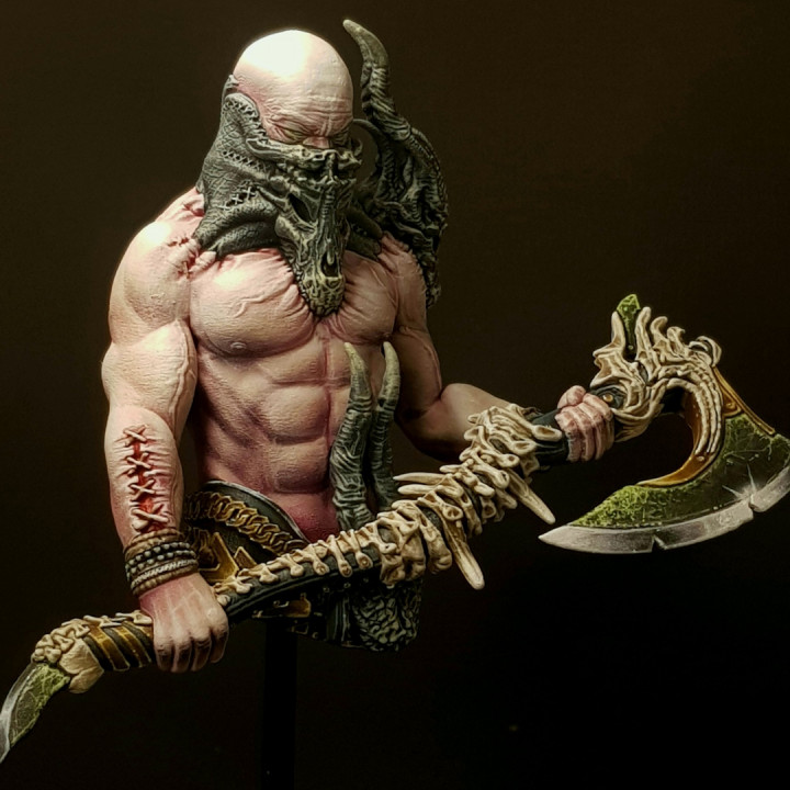 Necrowarrior Bust Presupported image