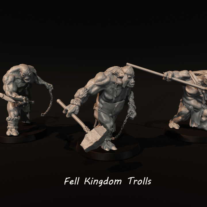 3 Fell Kingdom Trolls image