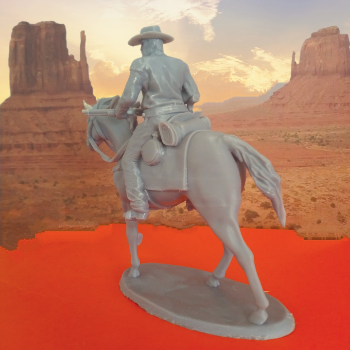 Apache Kid Scout on horseback image