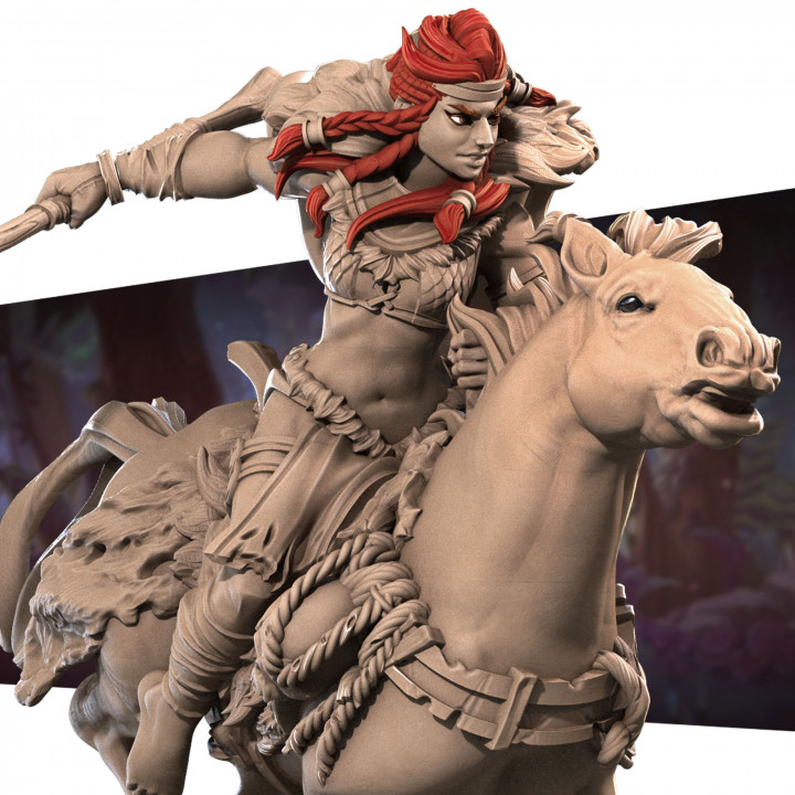 (Mounted Hero) Anira, the Amazon Queen image