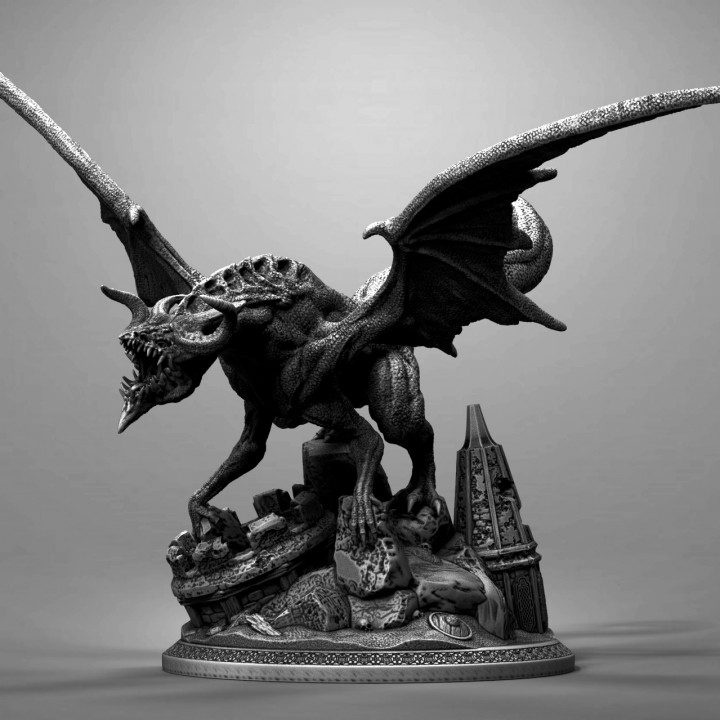 The Lightning Berserker Dragon (Statue) image