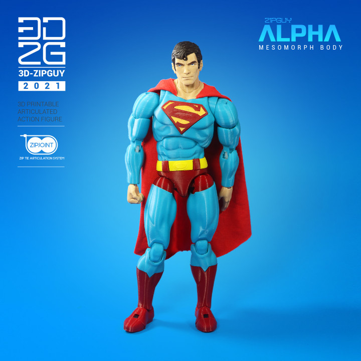 SUPERMAN upgrade kit for ZIPGUY ALPHA image