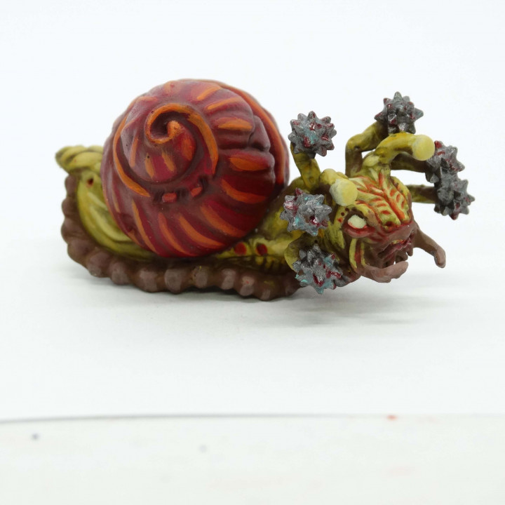 3D Printable dnd giant snail miniatures pack (including the flail snail ...