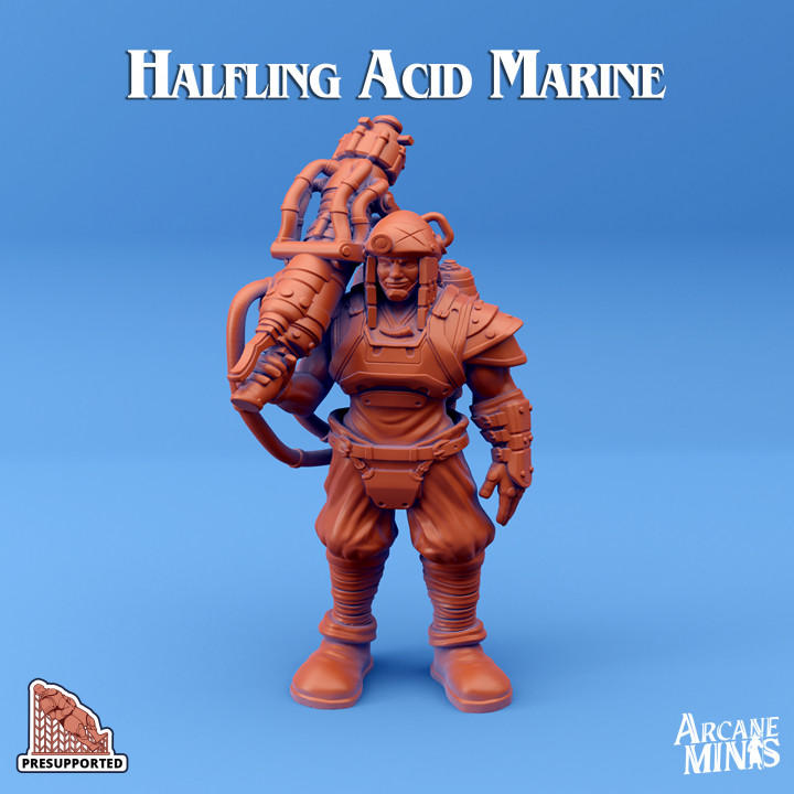 Male Halfling Acid Marine image