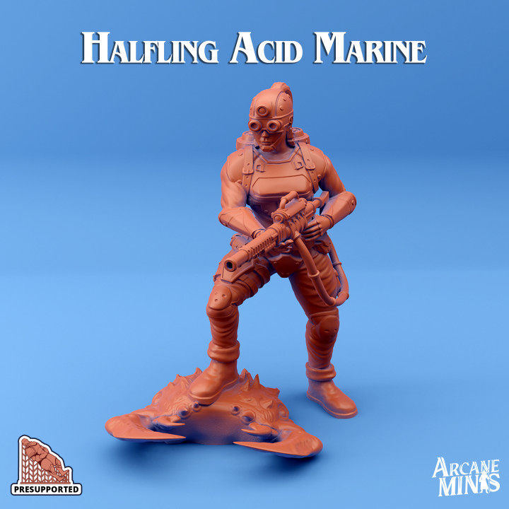 Female Halfling Acid Marine image