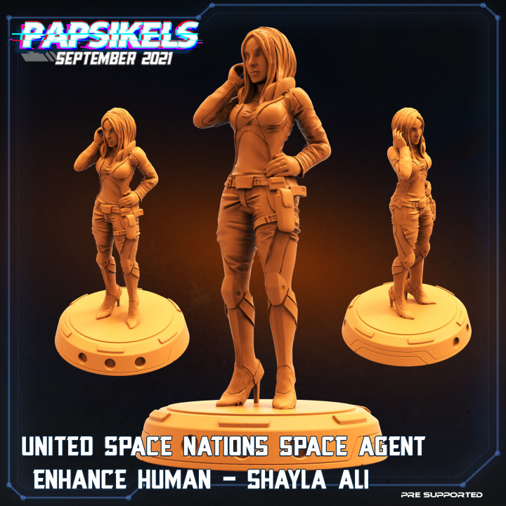 UNITED SPACE NATION - SPACE AGENT SHAYLA ALI - ENHANCE HUMAN image