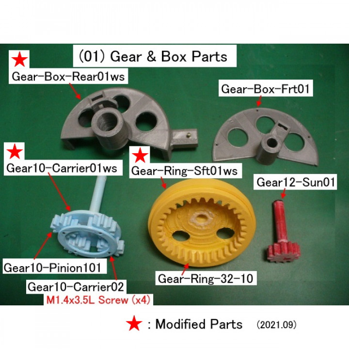 Jet Engine Component ; Planetary Gear, Modified Parts image
