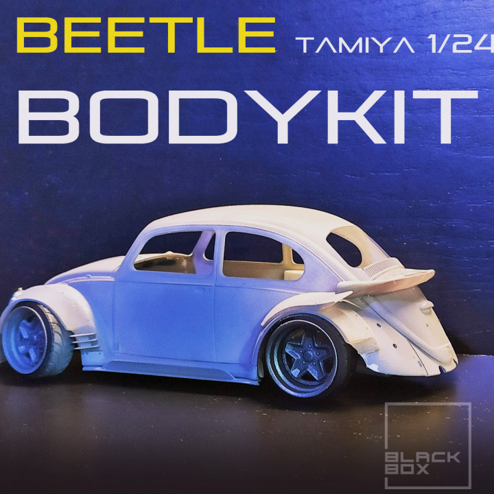 3D Printable VW BEETLE BODYKIT FOR TAMIYA 1/24 by black-box