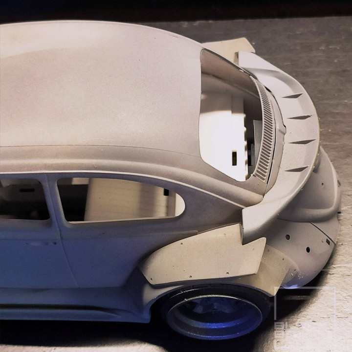 3D Printable VW BEETLE BODYKIT FOR TAMIYA 1/24 by black-box