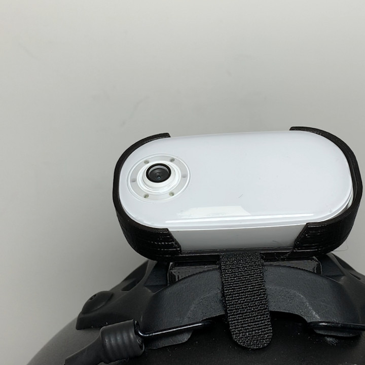 Helmet Camera Mount - (Akaso Keychain Camera + Tactical Helmet) image