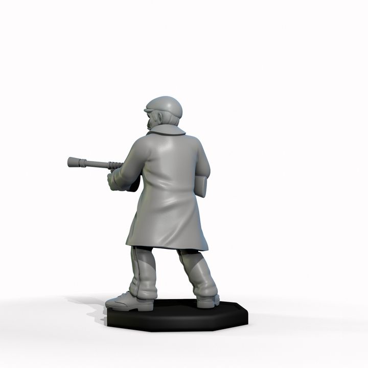 Gangster with Thomson Cthulhu Investigator 32mm RPG Tabletop image