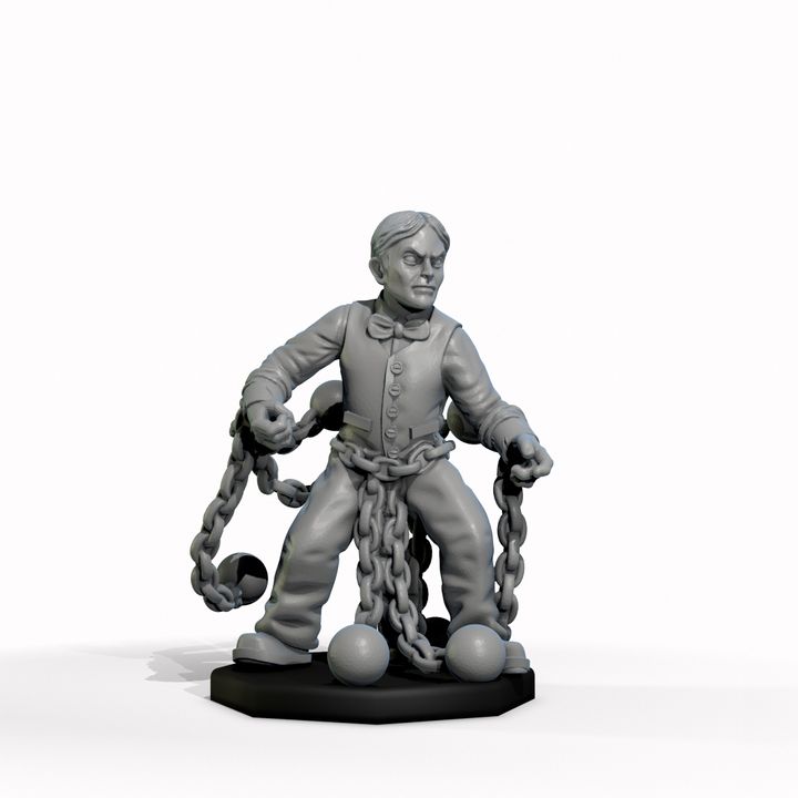 3d Printable The Great Houdini Cthulhu Investigator 32mm Rpg Tabletop By Cosmondo 