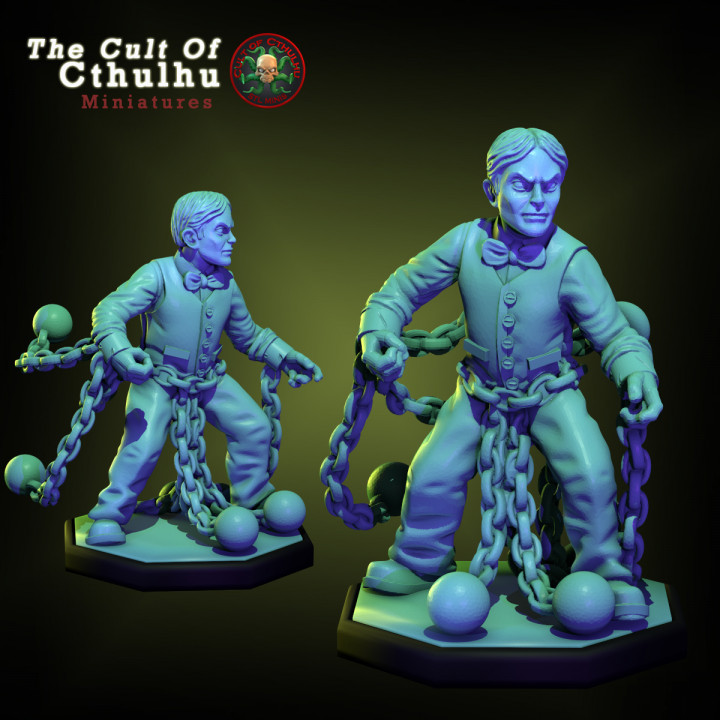 The Great Houdini Cthulhu Investigator 32mm RPG Tabletop image