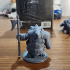 Armoured Tortle Miniature - Pre-Supported print image
