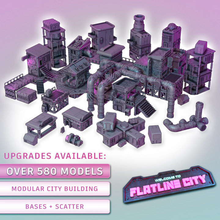Flatline City: City Scatter Pack One (Outdoor) image
