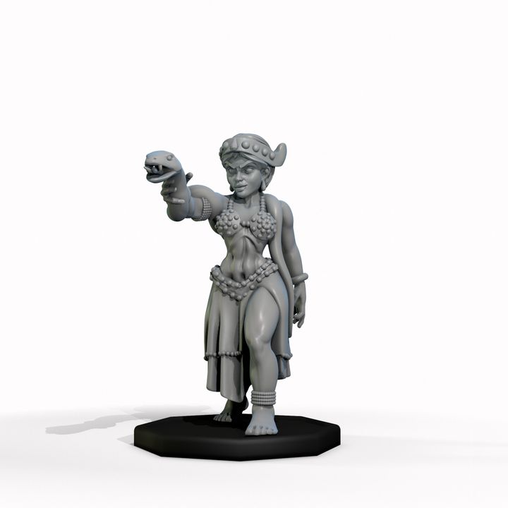 Mata Hari Cthulhu Investigator Spy Dancer 32mm RPG Tabletop image