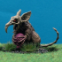Giant Rat Revenant Set / Huge Mouse Zombie / Undead Animal Encounter print image