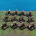 Giant Rat Revenant Set / Huge Mouse Zombie / Undead Animal Encounter print image