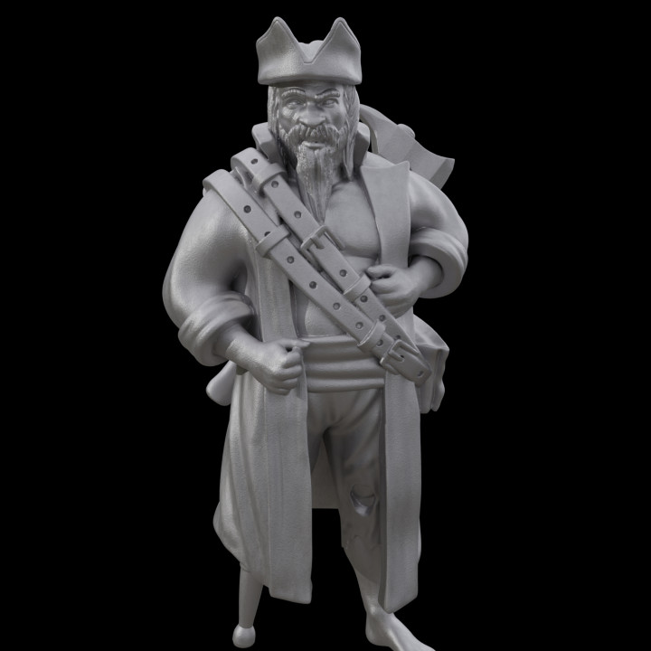 Dwarf Captain - Pirates and Swashbucklers Kickstarter image