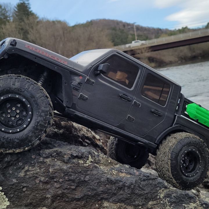 CGRC front and rear fender deletes for Axial SCX10-3 Jeep Gladiator image