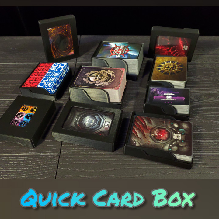 Quick Card Box - There are currently 19 sizes, I will add more sizes at any time! image