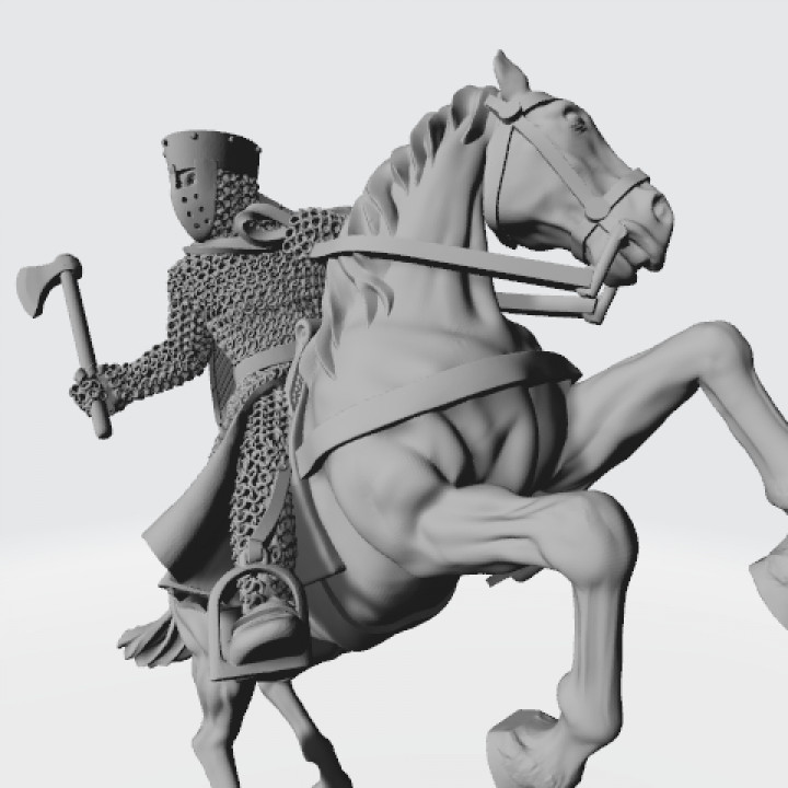 King Richard Lionheart or just a mounted crusader image