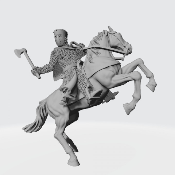 King Richard Lionheart or just a mounted crusader image