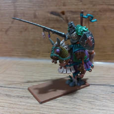 Picture of print of Scarecrow Knight with Spear